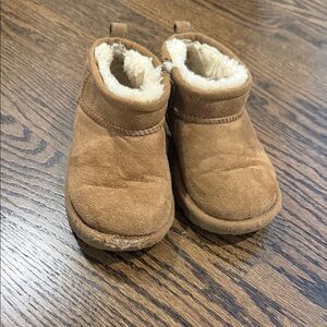 UGG Tan Kids Boots with Cream Lining